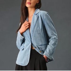 NWT Denim Blazer